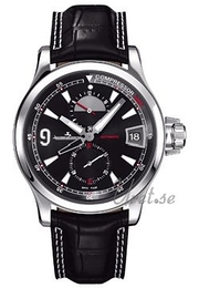 Jaeger LeCoultre Master Compressor Czarny/Skóra Ø41.5 mm 1738471