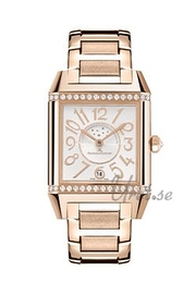 Jaeger LeCoultre Reverso Squadra Lady Duetto Srebrny/18 karatowe różowe złoto 42.5x28 mm 7052120