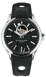 Raymond Weil Freelancer Czarny/Skóra Ø42 mm 2710-STC-20001