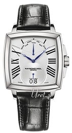 Raymond Weil Tradition Srebrny/Skóra 50x42 mm 5586-STC-00650