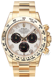 Rolex Cosmograph Daytona Biały/18 karatowe żółte złoto Ø40 mm 116508/3