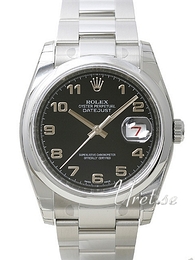 Rolex Datejust Steel Czarny/Stal Ø36 mm 116200/2