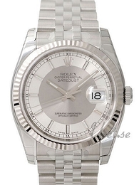 Rolex Datejust Steel Srebrny/Stal Ø36 mm 116234/22