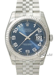 Rolex Datejust Steel Niebieski/Stal Ø36 mm 116234/24