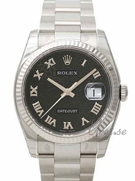 Rolex Datejust Steel Czarny/Stal Ø36 mm 116234/26