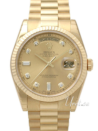 Rolex Day-Date Szampański/18 karatowe żółte złoto Ø36 mm 118238-0116