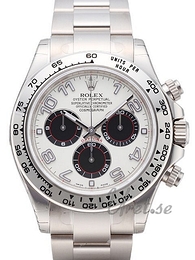 Rolex Daytona Biały/18 karatowe białe złoto Ø40 mm 116509/3