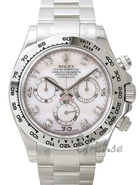 Rolex Daytona Biały/18 karatowe białe złoto Ø40 mm 116509/6