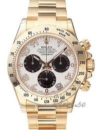 Rolex Daytona Biały/18 karatowe żółte złoto Ø40 mm 116528/9