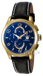 S.Coifman Dress Niebieski/Skóra Ø44 mm SC0108