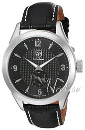 S.Coifman Dress Czarny/Skóra Ø45 mm SC0112