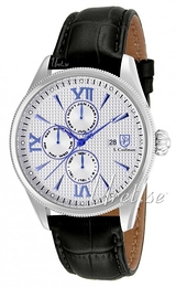 S.Coifman Srebrny/Skóra Ø43 mm SC0167