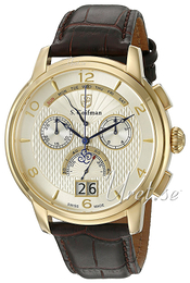 S.Coifman Beżowy/Skóra Ø46 mm SC0179