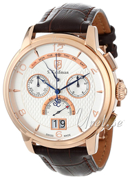 S.Coifman Dress Biały/Skóra Ø46 mm SC0180