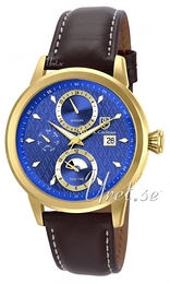 S.Coifman Dress Niebieski/Skóra Ø45 mm SC0205