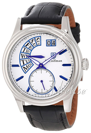 S.Coifman Dress Biały/Skóra Ø43 mm SC0289