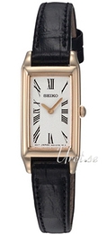 Seiko Dress Ladies Biały/Skóra 15x10 mm SUJF80