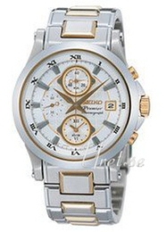 Seiko Premier Srebrny/Stal Ø40 mm SNA586P1