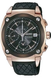 Seiko Sportura Czarny/Skóra Ø42 mm SNDZ80P1