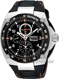 Seiko Sportura Czarny/Skóra Ø47 mm SNAD23P2