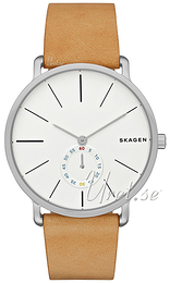 Skagen Holst Biały/Skóra Ø40 mm SKW6244