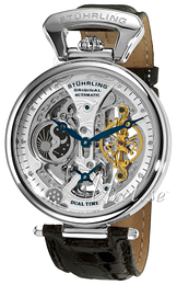 Stührling Original Legacy Special Reserve Srebrny/Skóra Ø46 mm 127A2.33152
