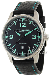 Stührling Original Aviator Tuskegee Czarny/Skóra Ø44 mm 129A.33151