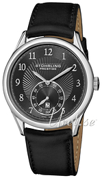 Stührling Original Prestige Prestige Czarny/Skóra Ø42 mm 171B3.33151