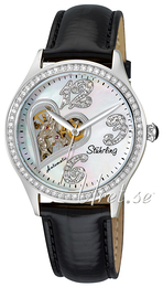 Stührling Original Vogue Audrey Czarny/Skóra Ø36 mm 196.121527