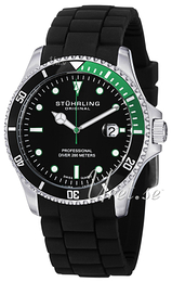Stührling Original Aquadiver Regatta Czarny/Guma Ø42 mm 326R.331671