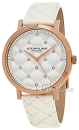 Stührling Original Vogue Audrey Biały/Skóra Ø38 mm 462.04