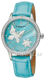 Stührling Original Vogue Audrey Niebieski/Skóra Ø34 mm 518.1115C8