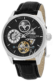 Stührling Original Legacy Special Reserve Czarny/Skóra Ø42 mm 657.02