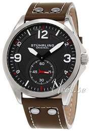 Stührling Original Aviator Tuskegee Czarny/Skóra Ø44 mm 684.01