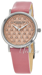 Stührling Original Vogue Audrey Różowe złoto/Skóra Ø32 mm 799.02