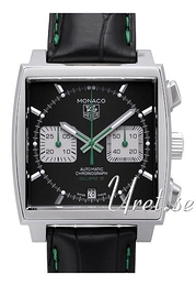 TAG Heuer Monaco Szary/Skóra 39x39 mm CAW2117.FC6271