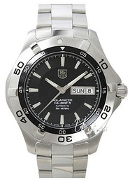 TAG Heuer Aquaracer Calibre 5 Day Date Automatic Czarny/Stal Ø41 mm WAF2010.BA0818