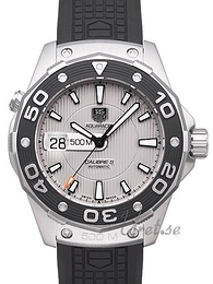 TAG Heuer Aquaracer 500 M Calibre 5 Automatic Srebrny/Guma Ø43 mm WAJ2111.FT6015