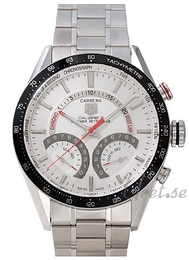 TAG Heuer Carrera Biały/Stal Ø43 mm CV7A11.BA0795