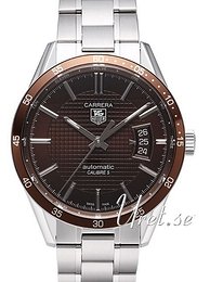 TAG Heuer Carrera Calibre 5 Automatic Brązowy/Stal Ø39 mm WV211N.BA0787