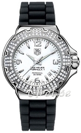 TAG Heuer Formula 1 Damklockor Biały/Guma Ø37 mm WAC1215.BT0711