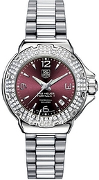 TAG Heuer Formula 1 Damklockor Czerwony/Stal Ø37 mm WAC1219.BA0852