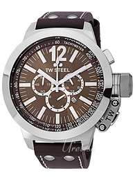 TW Steel Ceo Canteen Brązowy/Skóra Ø50 mm CE1012