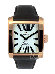 TW Steel Ceo Goliath Biały/Skóra Ø37 mm CE3007