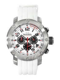 TW Steel Tech Biały/Guma Ø45 mm TW122