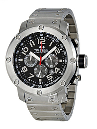 TW Steel Tech Czarny/Stal Ø48 mm TW127