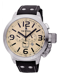 TW Steel Canteen Beżowy/Skóra Ø50 mm TW3